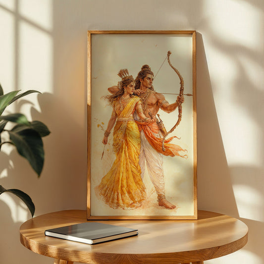 Divine Ram Sita Art
