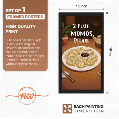 2 Plate Momos Quote Wall Frame Set of 1