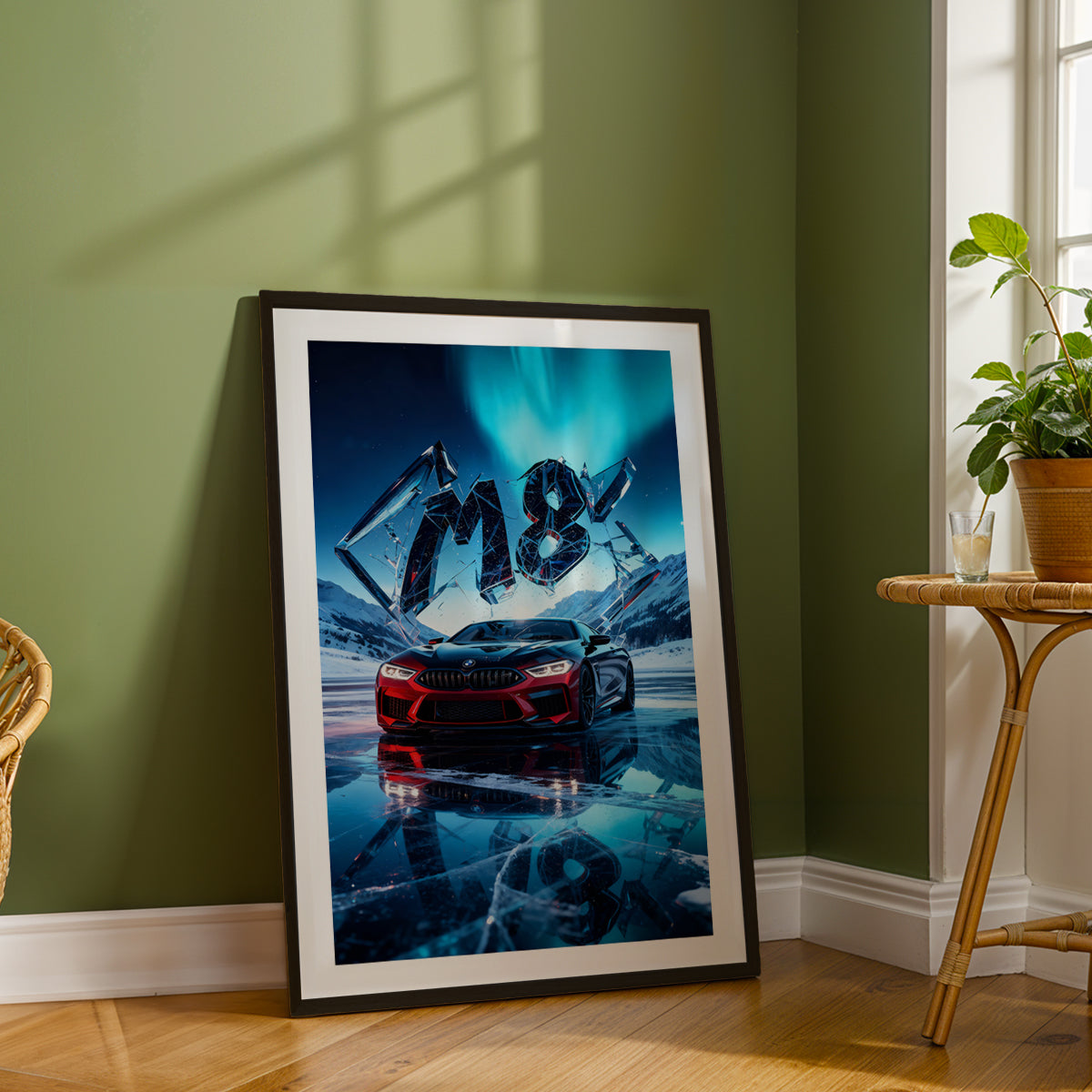 BMW M8 Arctic Performance Wall Frame