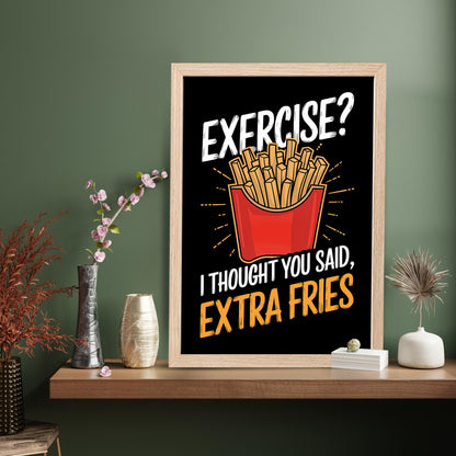 Fries Mode Wall Frame