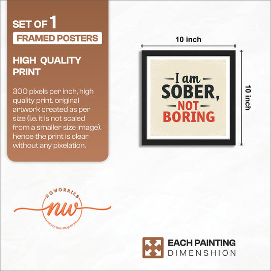 Sober Quote Art