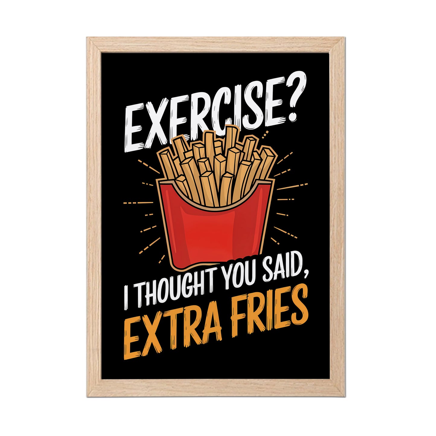 Fries Mode Wall Frame