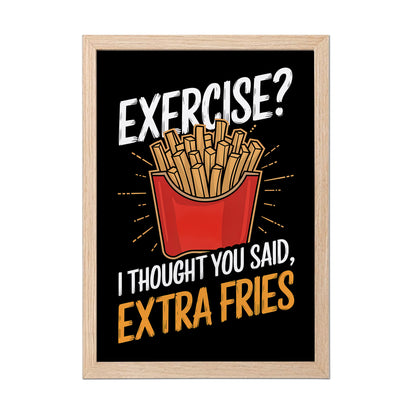 Fries Mode Wall Frame
