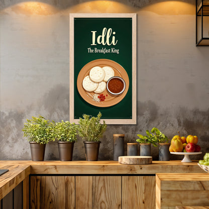 Idli Mornings Wall Frame
