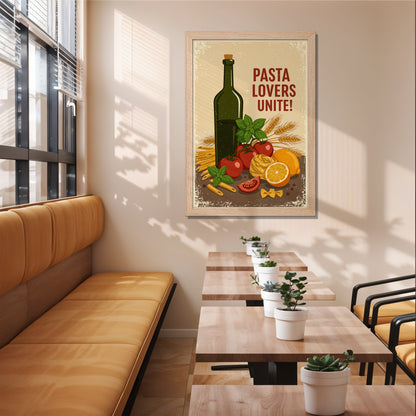 Pasta Lovers Wall Frame
