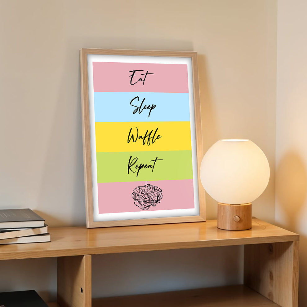 Waffle Routine Wall Frame