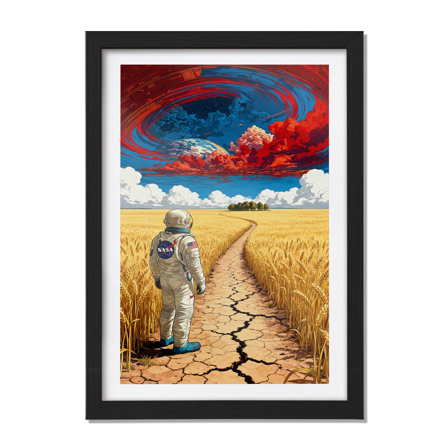 Astronaut Adventure in Farm Frame
