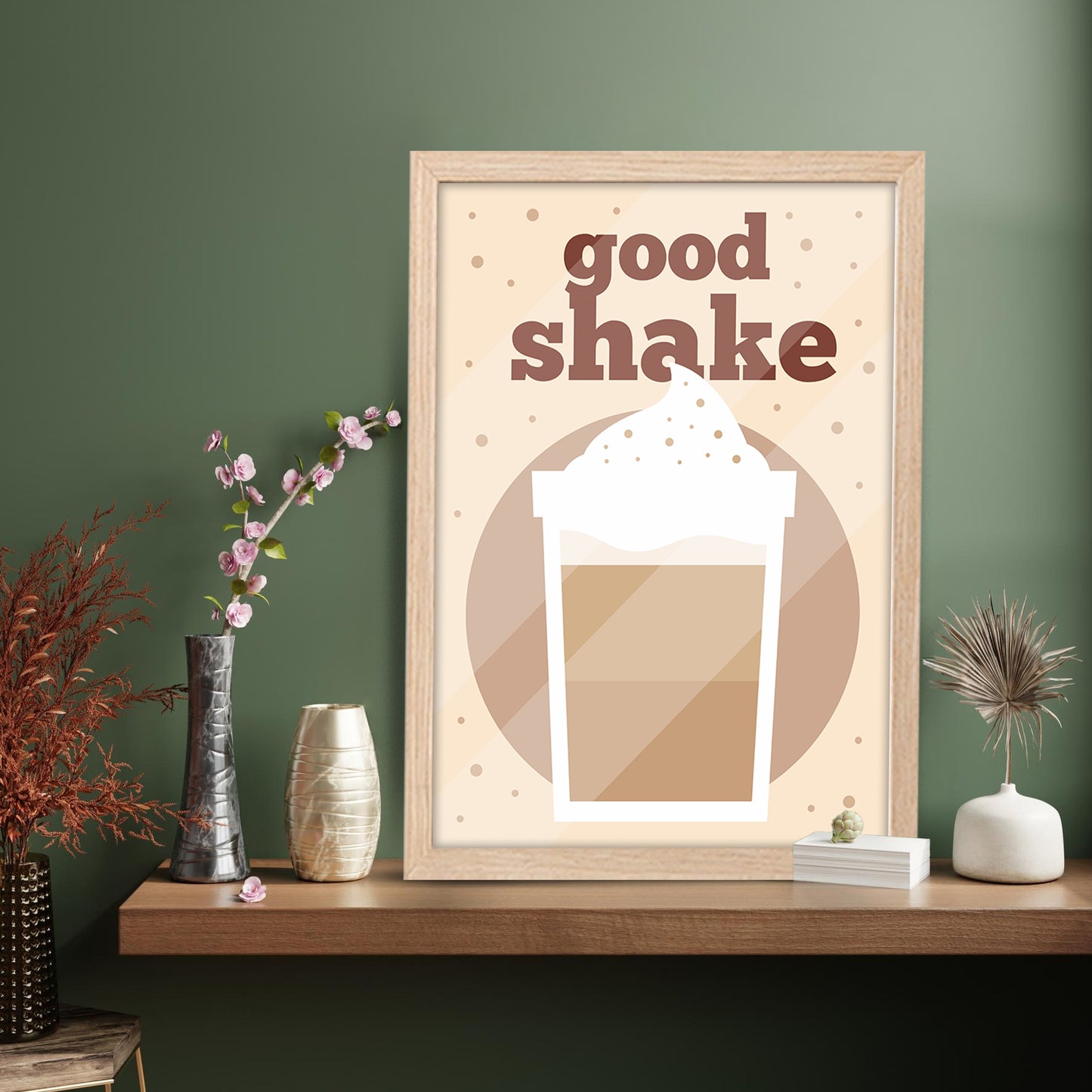 Creamy Shake Wall Frame