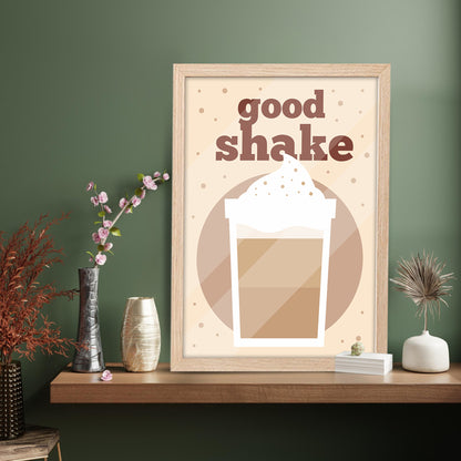 Creamy Shake Wall Frame