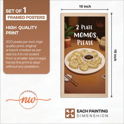 2 Plate Momos Quote Wall Frame Set of 1