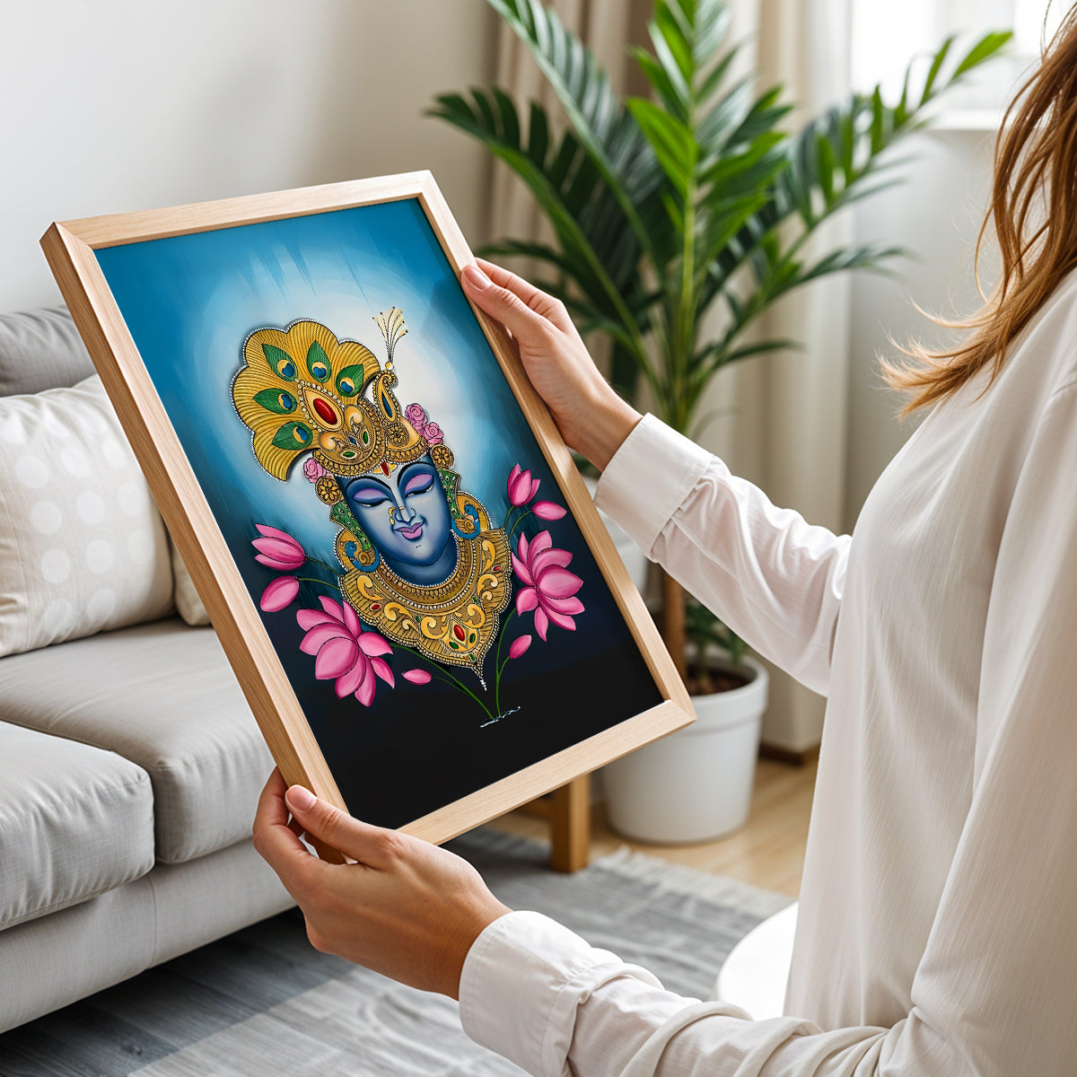 Shri Krishna Serenity Wall Art