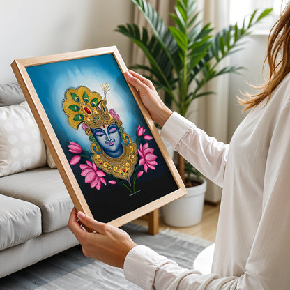 Shri Krishna Serenity Wall Art