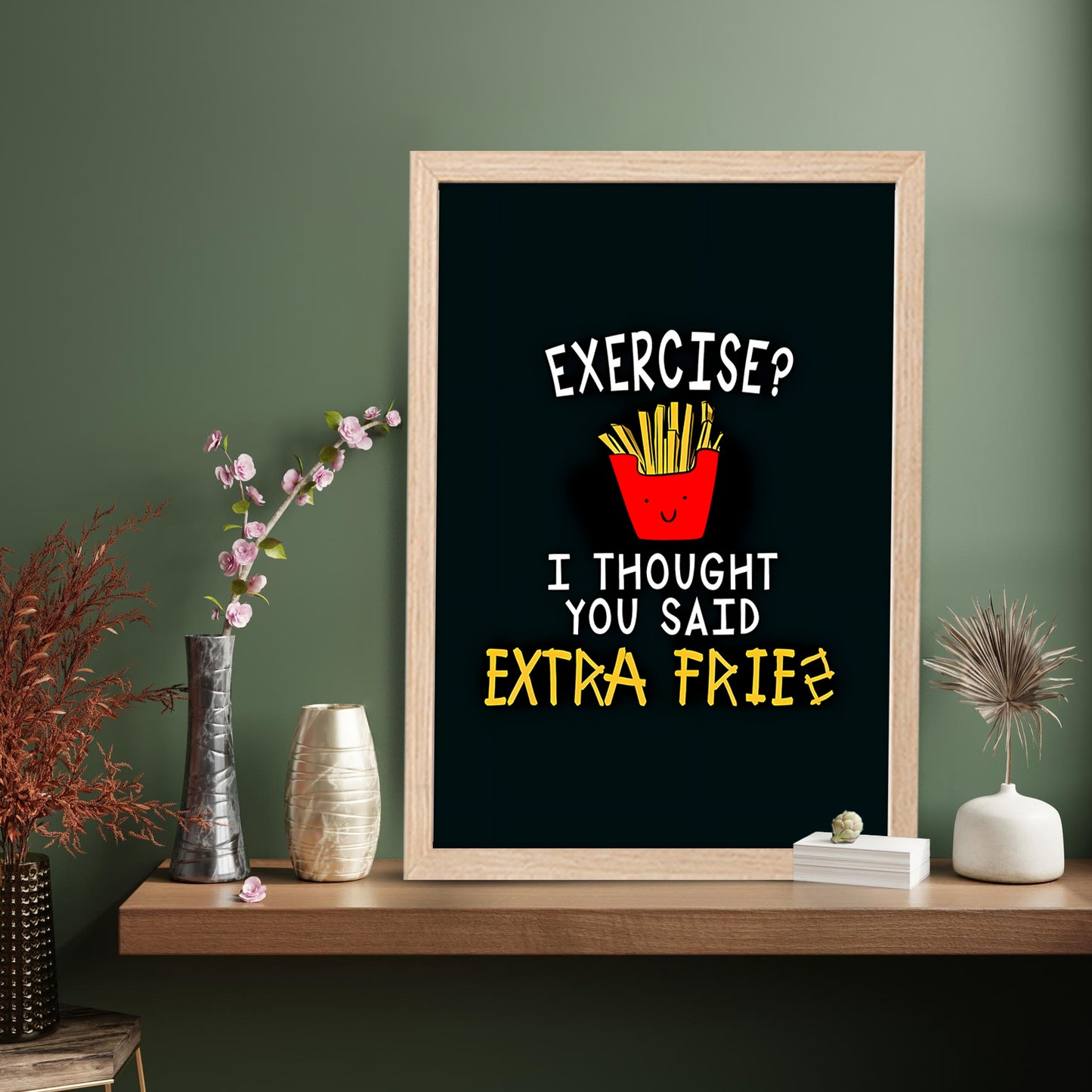 Extra Fries Wall Frame