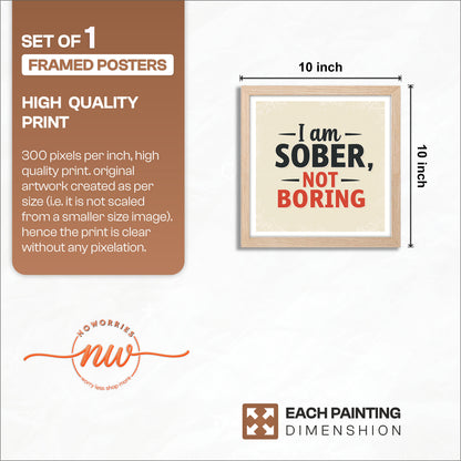 Sober Quote Art