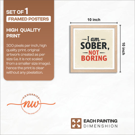 Sober Quote Art