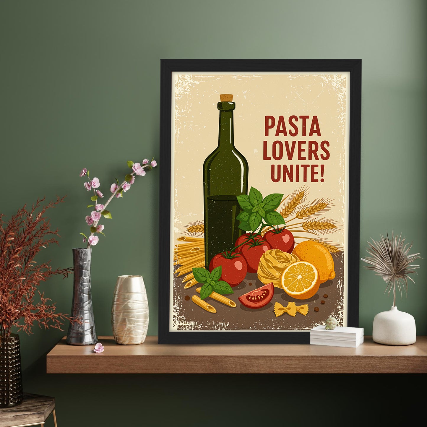 Pasta Lovers Wall Frame