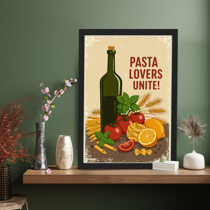 Pasta Lovers Wall Frame