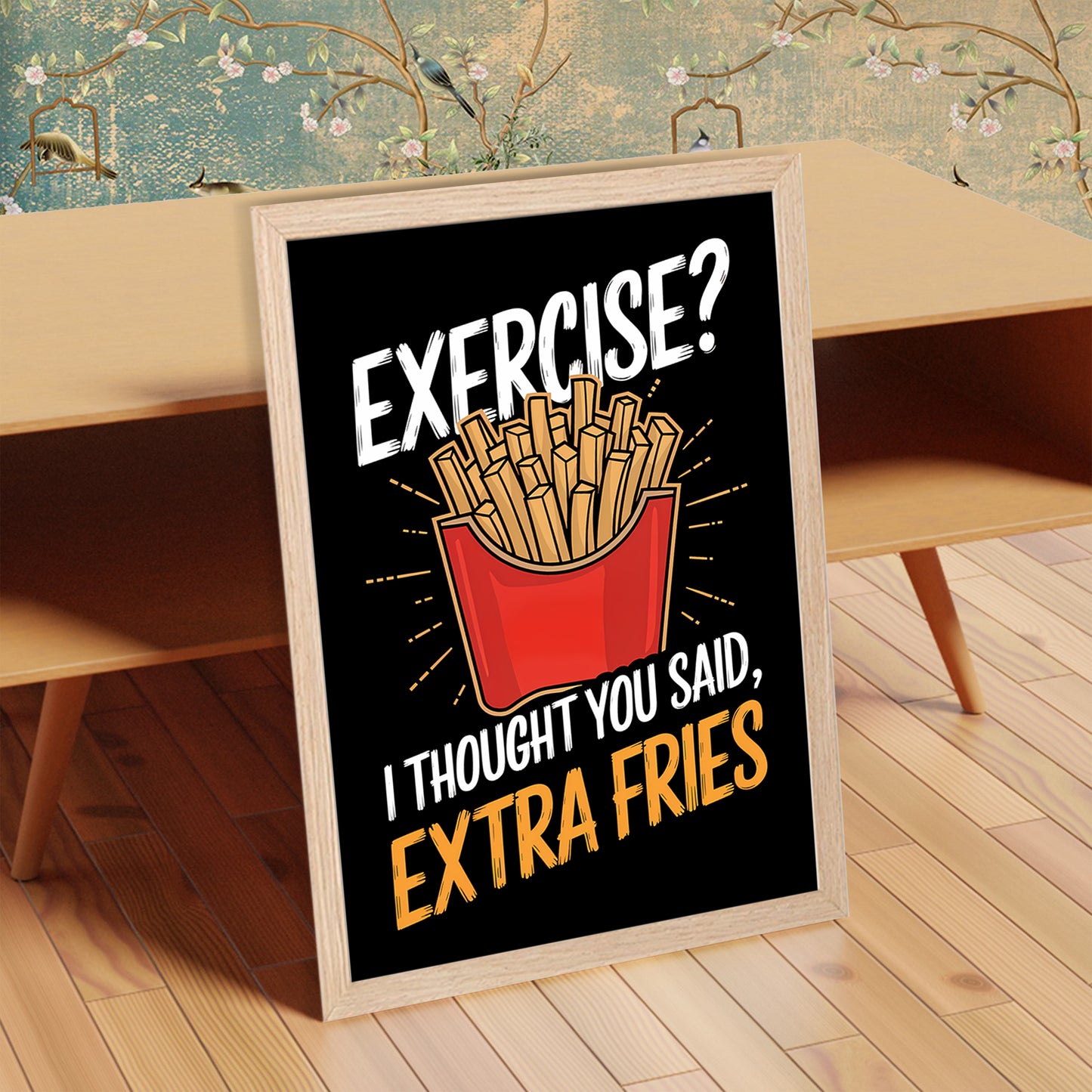 Fries Mode Wall Frame