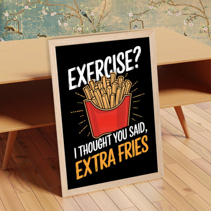 Fries Mode Wall Frame