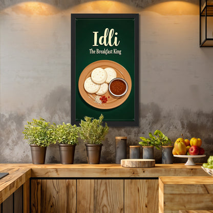 Idli Mornings Wall Frame