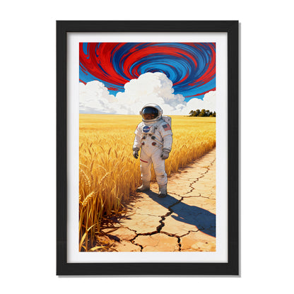 Astronaut Adventure in Field Frame
