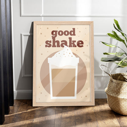 Creamy Shake Wall Frame