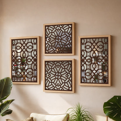 Heritage Fusion Mirror Set of 4