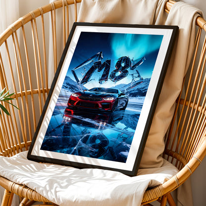 BMW M8 Arctic Performance Wall Frame