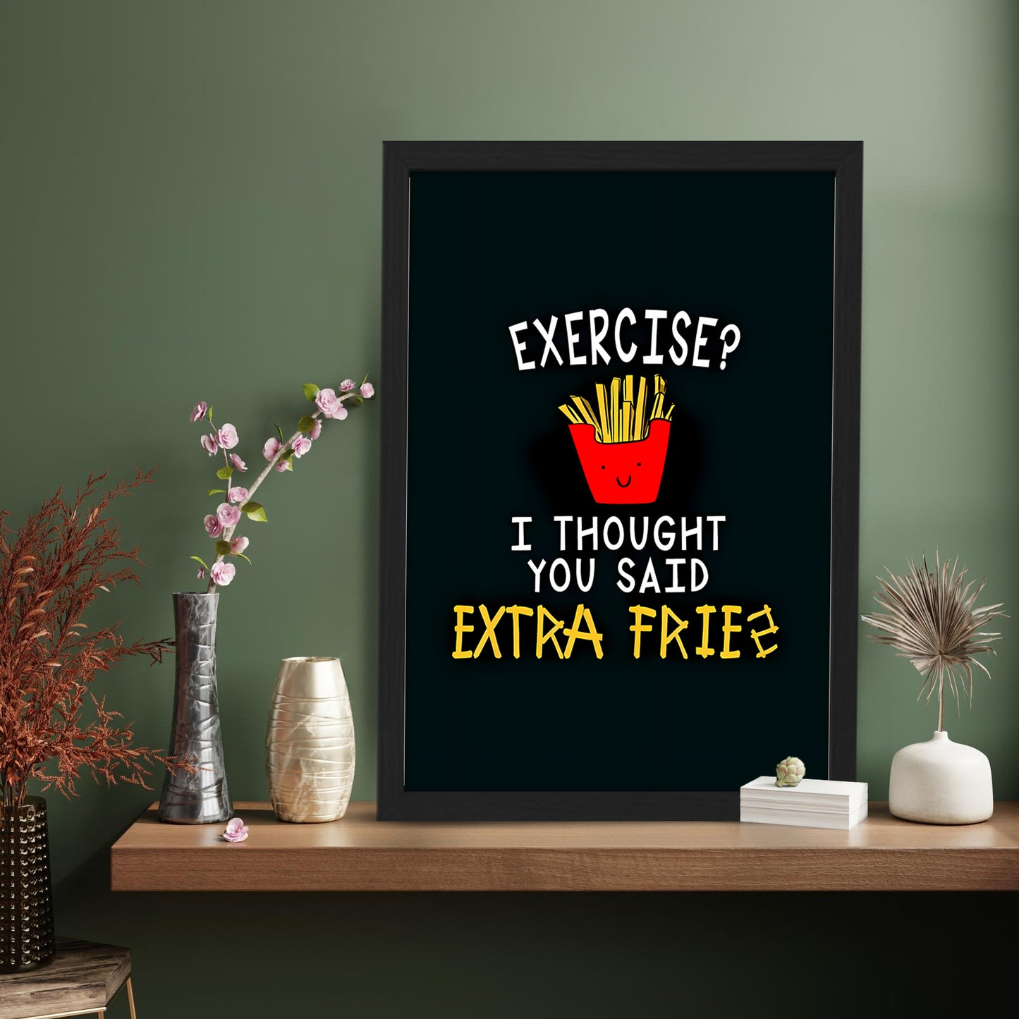 Extra Fries Wall Frame