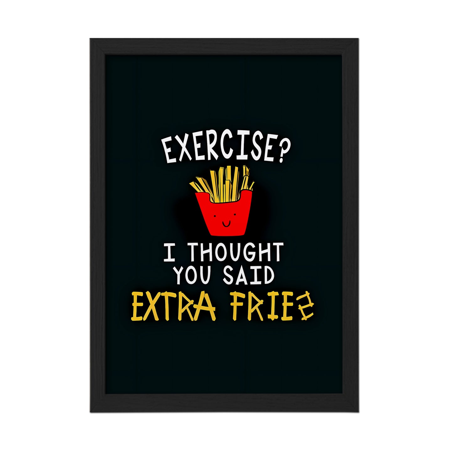 Extra Fries Wall Frame