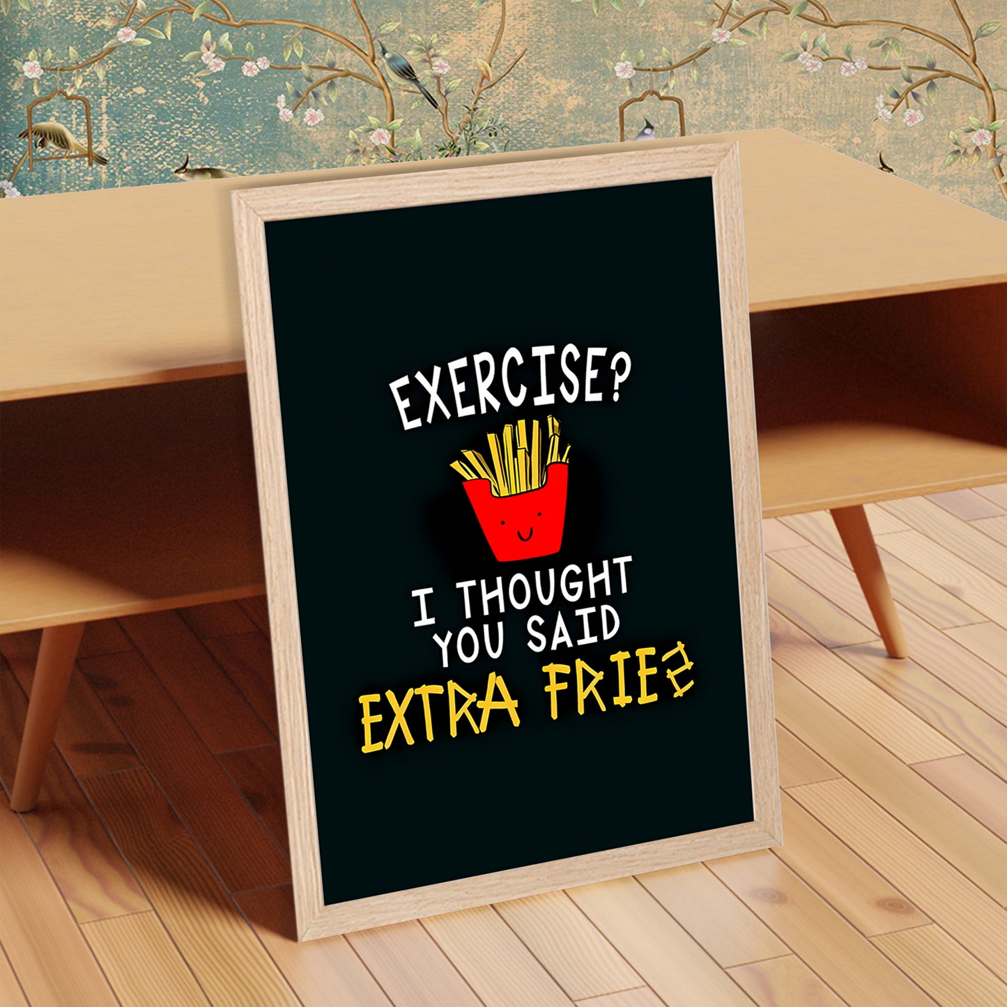 Extra Fries Wall Frame