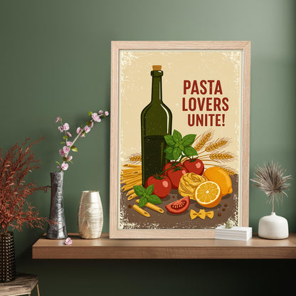 Pasta Lovers Wall Frame