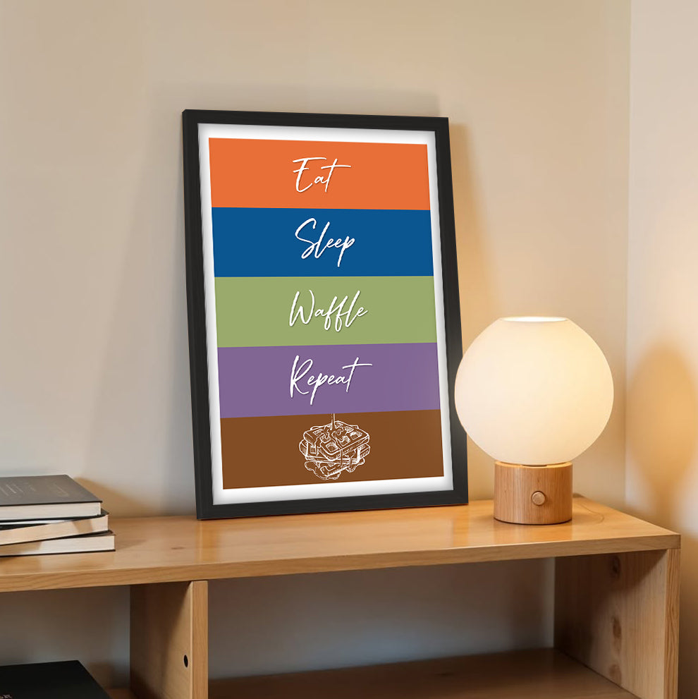 Waffle Routine Wall Frame
