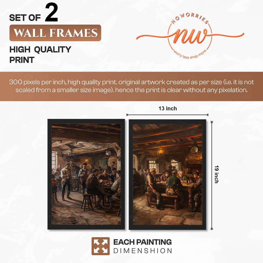 Rustic Tavern Art Set