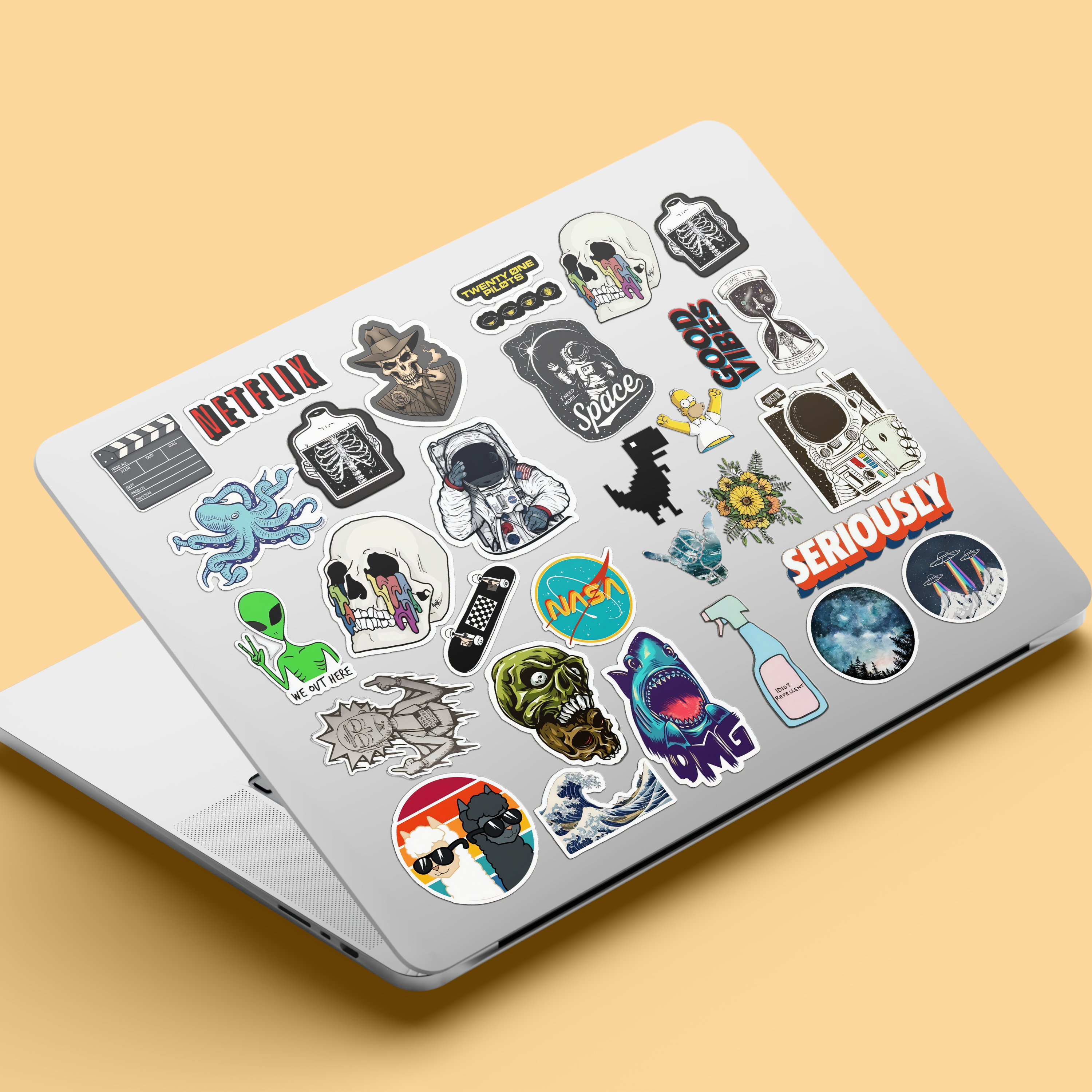 Funky Retro Stickers