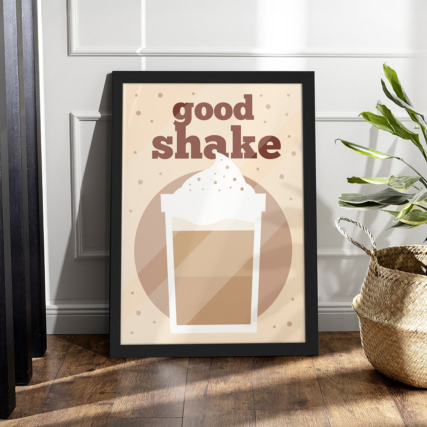 Creamy Shake Wall Frame