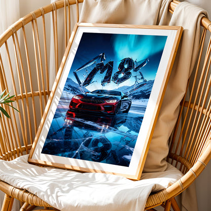 BMW M8 Arctic Performance Wall Frame