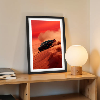 Dodge Challenger Desert Drift Wall Frame