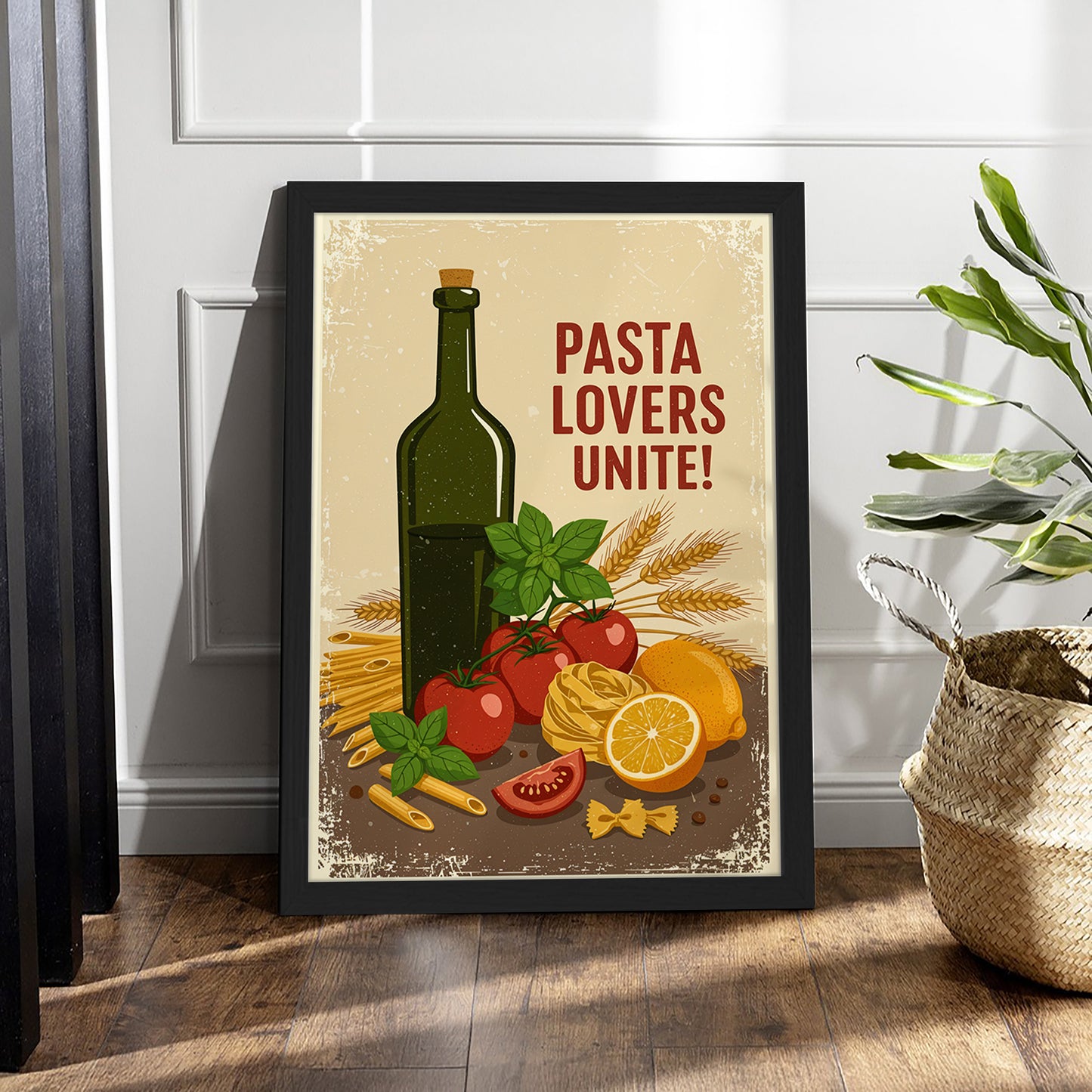Pasta Lovers Wall Frame