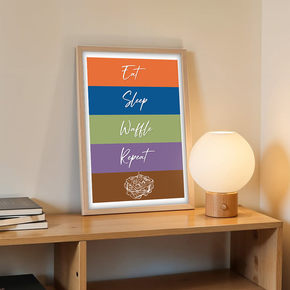Waffle Routine Wall Frame