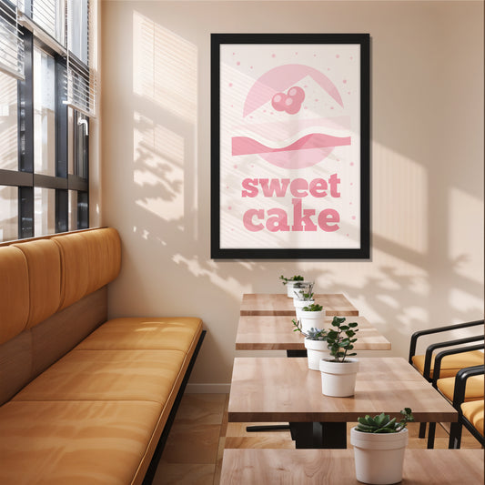 Pink Cake Wall Frame