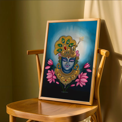 Shri Krishna Serenity Wall Art