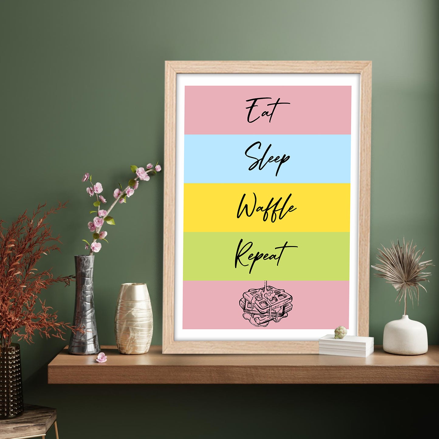 Waffle Routine Wall Frame