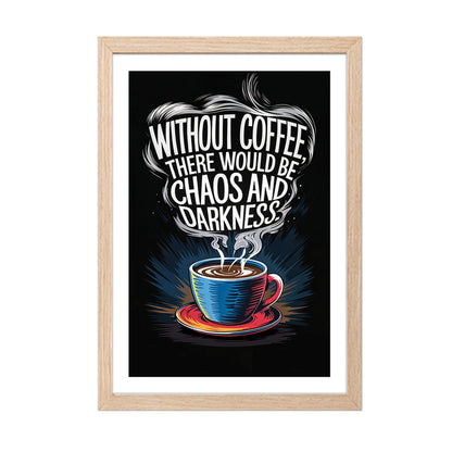 Powered by Coffee Wall Frame
