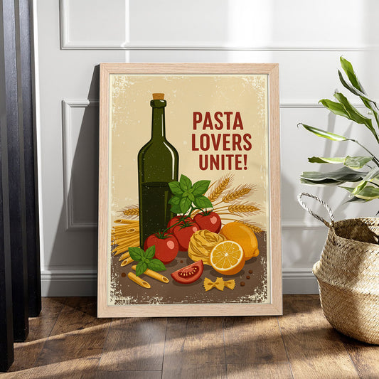 Pasta Lovers Wall Frame
