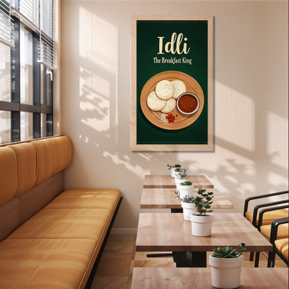 Idli Mornings Wall Frame