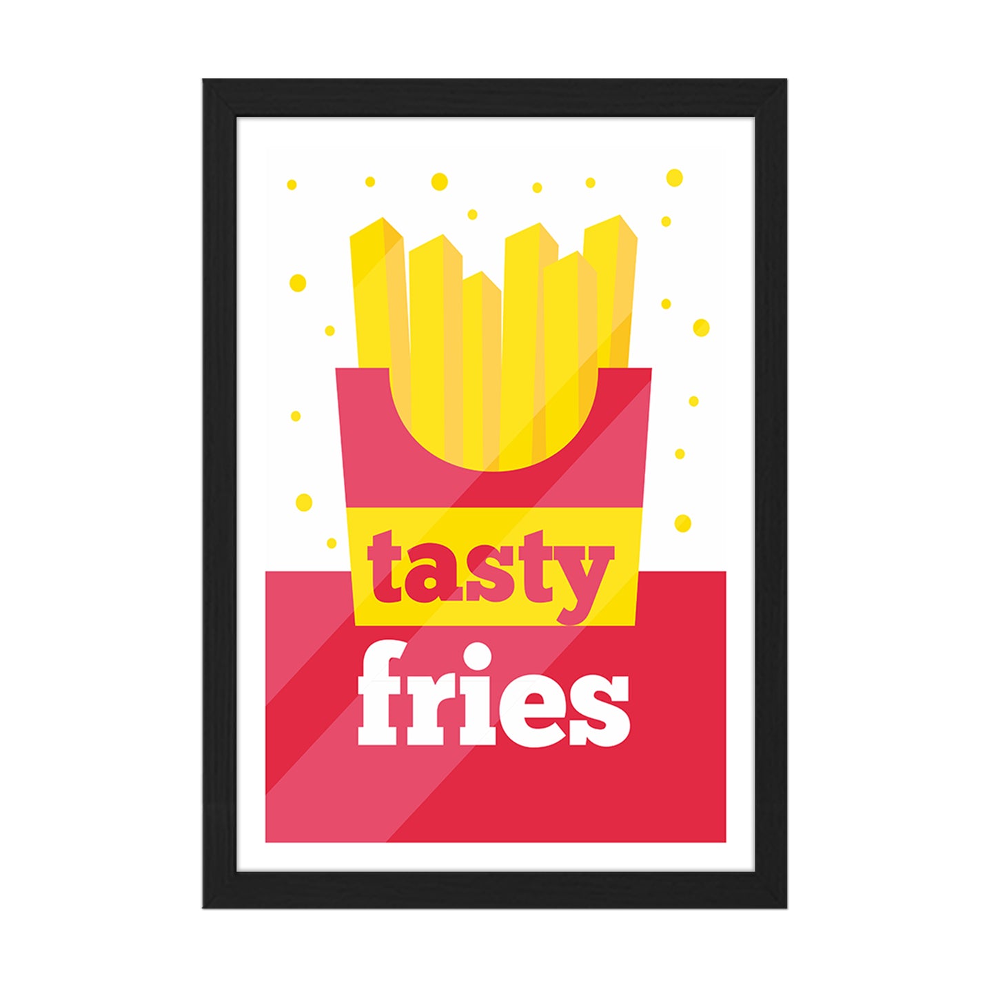 Tasty Fries Wall Frame