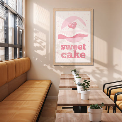 Pink Cake Wall Frame
