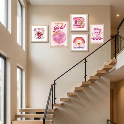 Girly Gallery Wall Set of 5