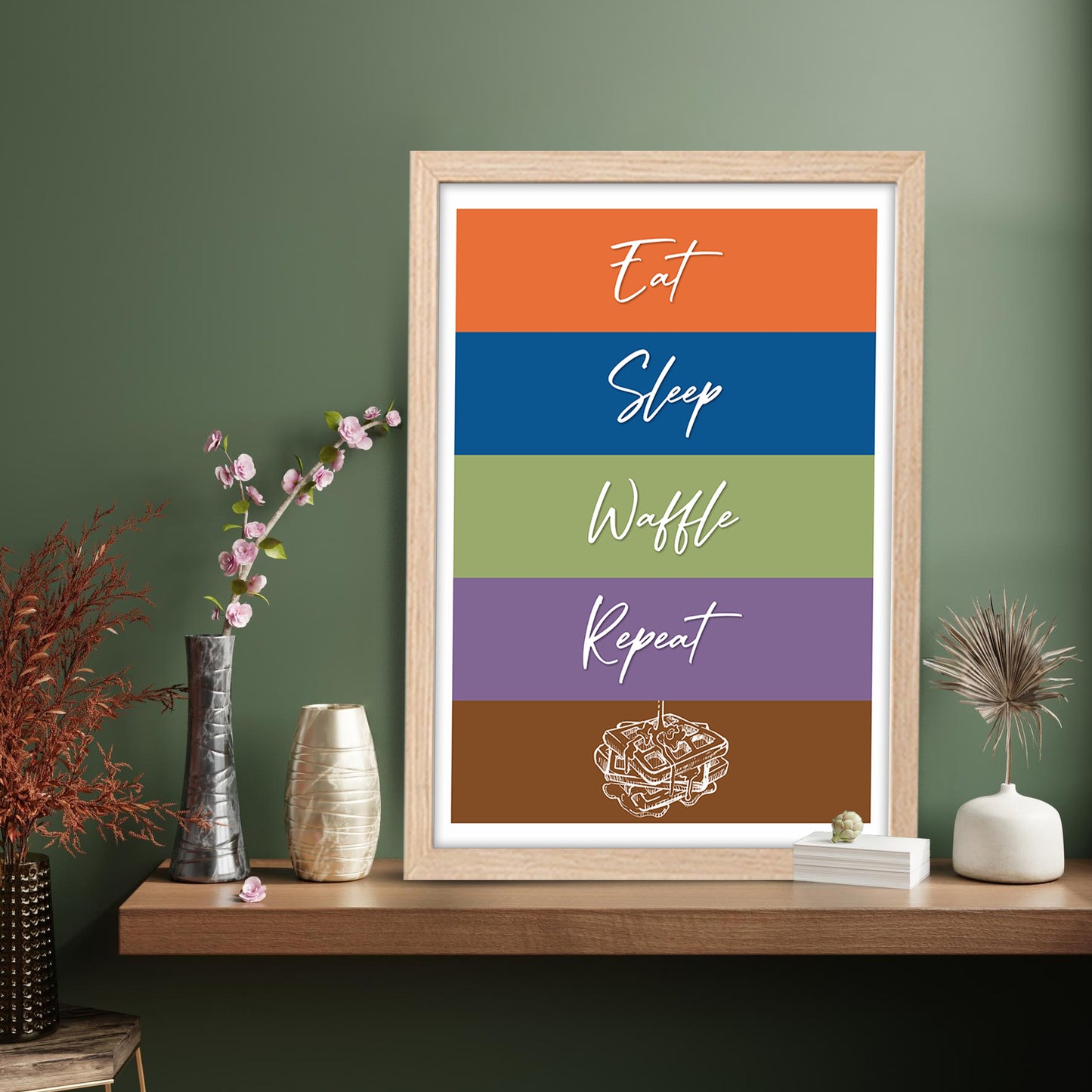 Waffle Routine Wall Frame